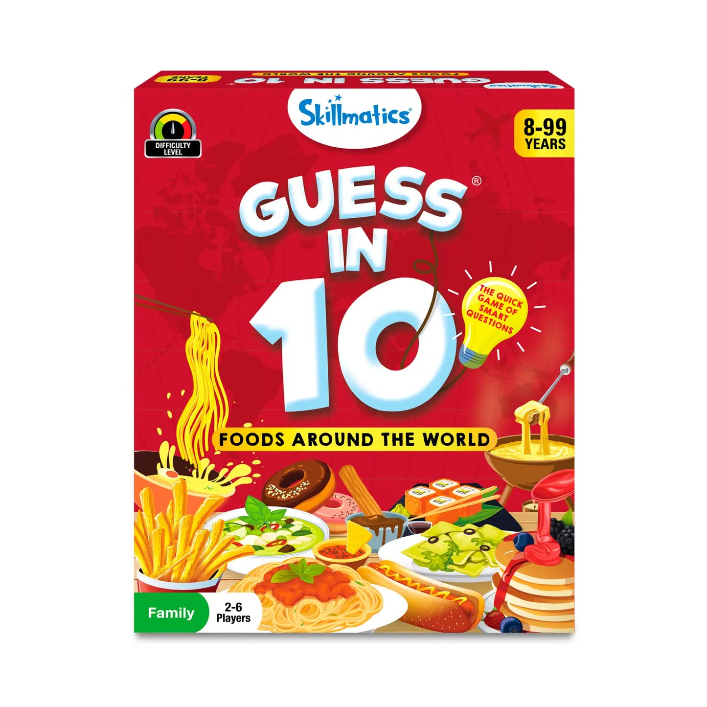 Guess in 10: Foods Around The World | Trivia Card Game (ages 8+)