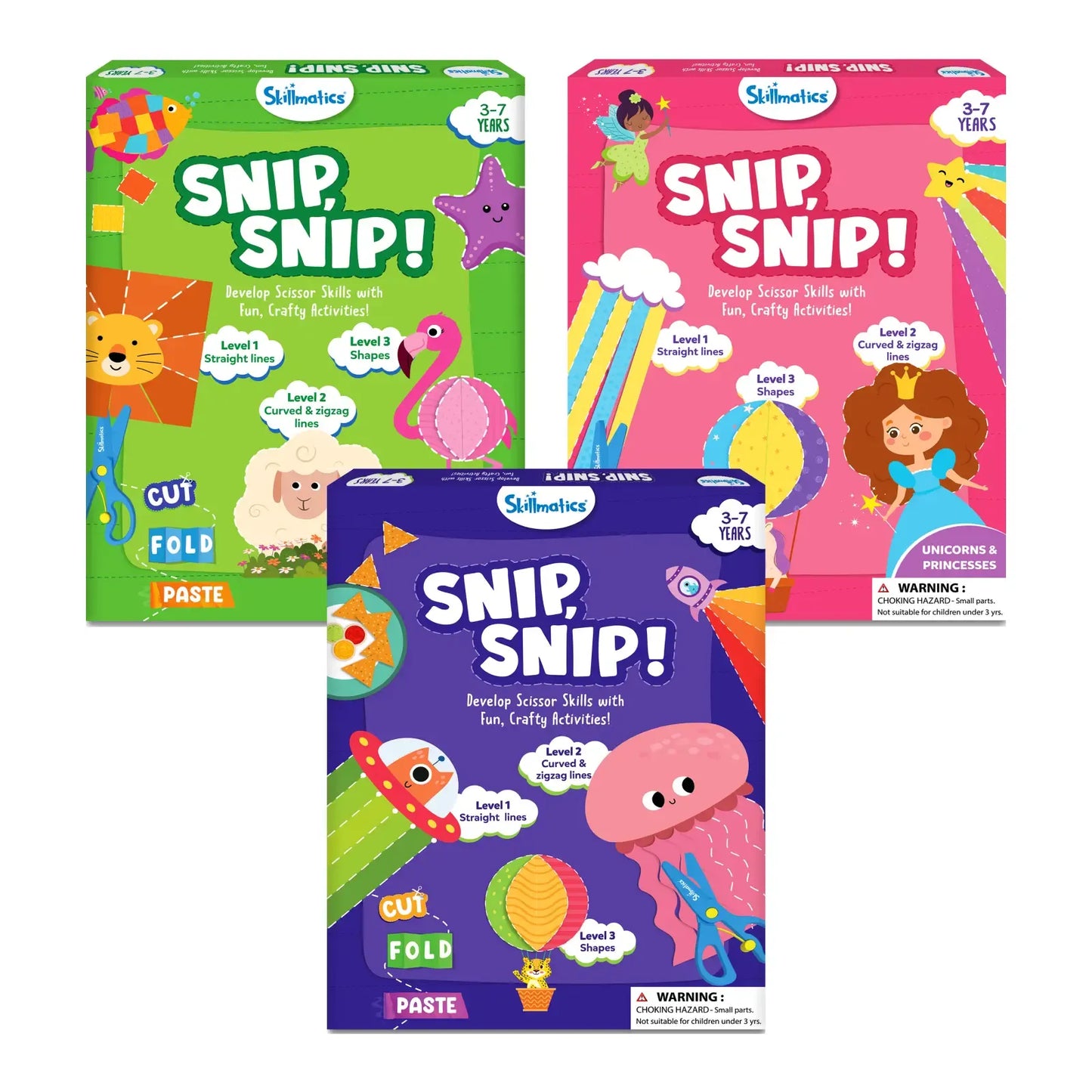 Cut, Paste & Create Combo (ages 3-7)