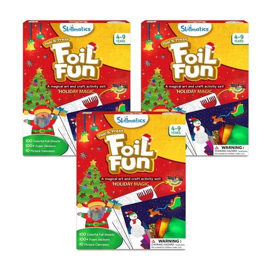 Triple the Foil Fun Holiday Magic Bundle (ages 4-9)