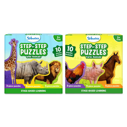 Step By Step Puzzle: Animal Combo (ages 3+)