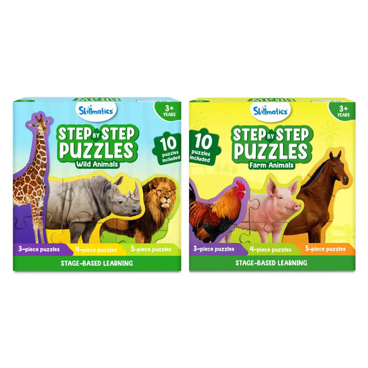 Step By Step Puzzle: Animal Combo (ages 3+)