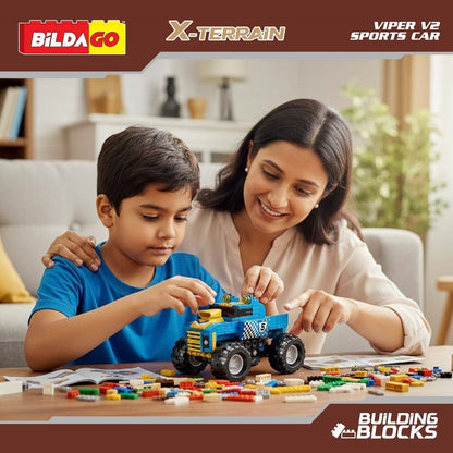 BILDAGO X-Terrain - VIPER V2 SPORTS CAR (SP13423) - 3-in-1 Model (126 PCS)