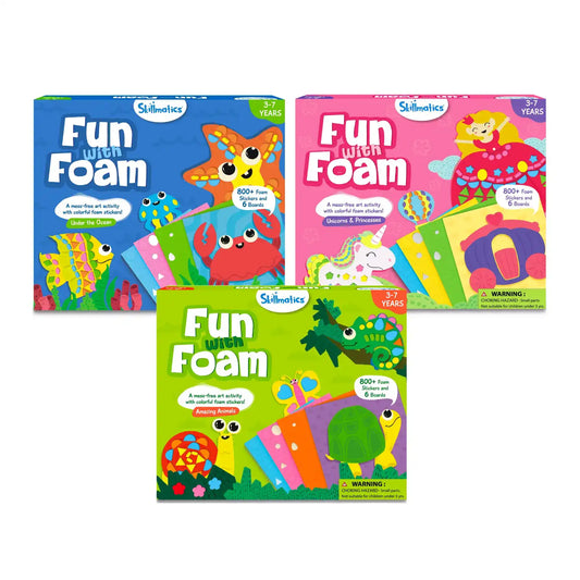Fun with Foam: Mega Combo | 3D Sticker Activity (ages 3-7)
