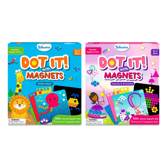 Dot It with Magnets - Combo | Repeatable Magnetic Art Activity (ages 3-7)