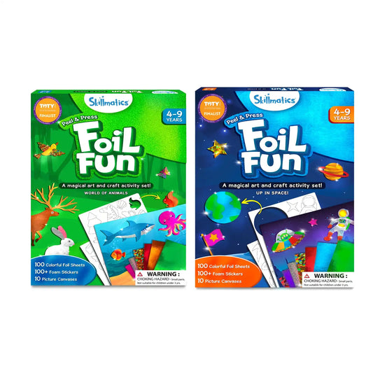 Foil Fun: Space Safari Combo | No Mess Art Kit (ages 4-9)