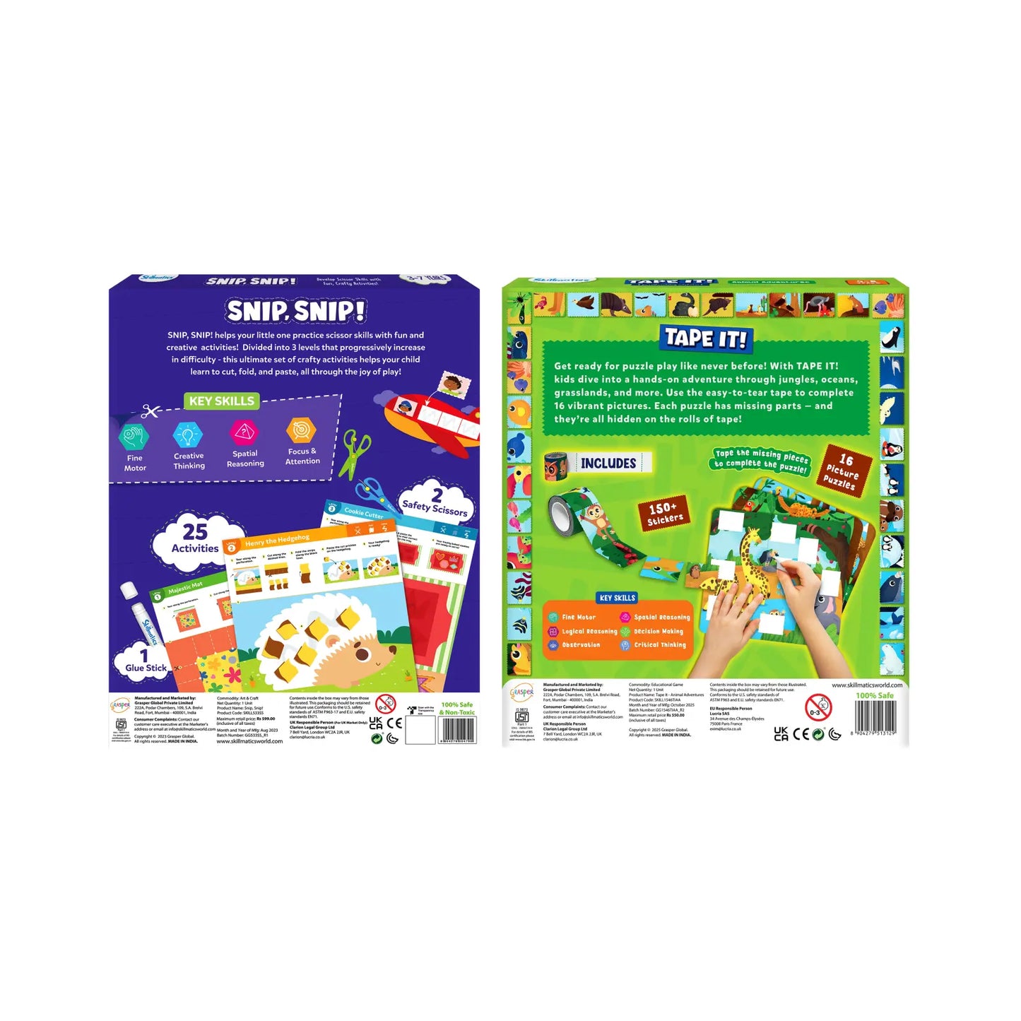 Stick, Snip & Create Bundle (ages 3-8)