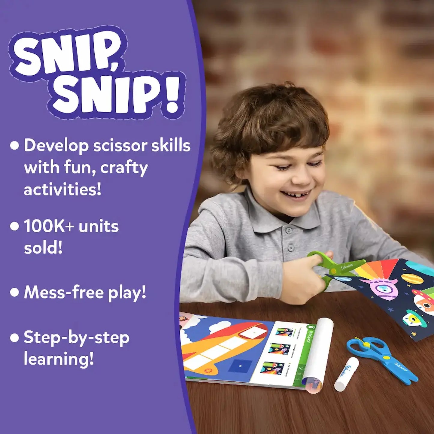 Stick, Snip & Create Bundle (ages 3-8)
