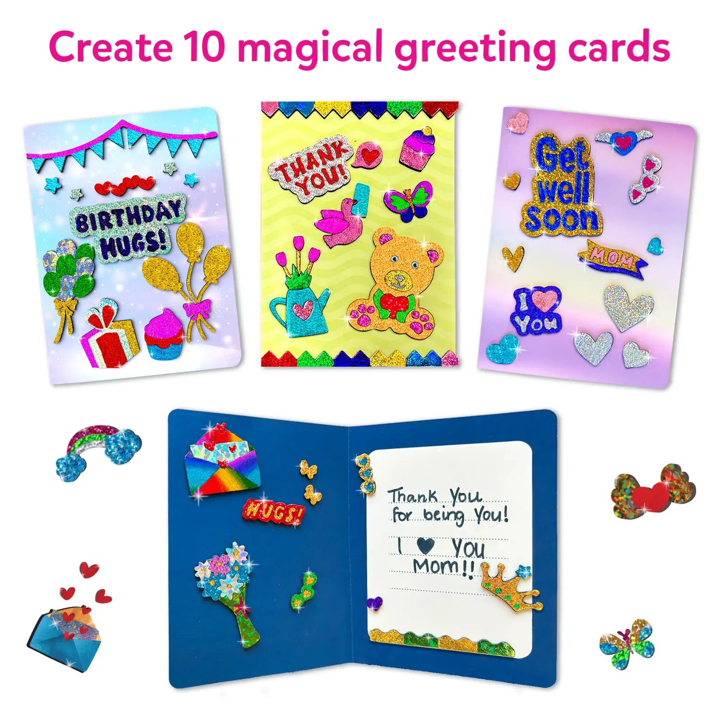 Foil Fun: Card Making Set | No Mess Art Kit (ages 4-9)