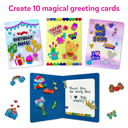 Foil Fun: Card Making Set | No Mess Art Kit (ages 4-9)