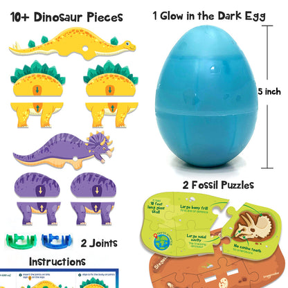 Dino & Egg - Blue