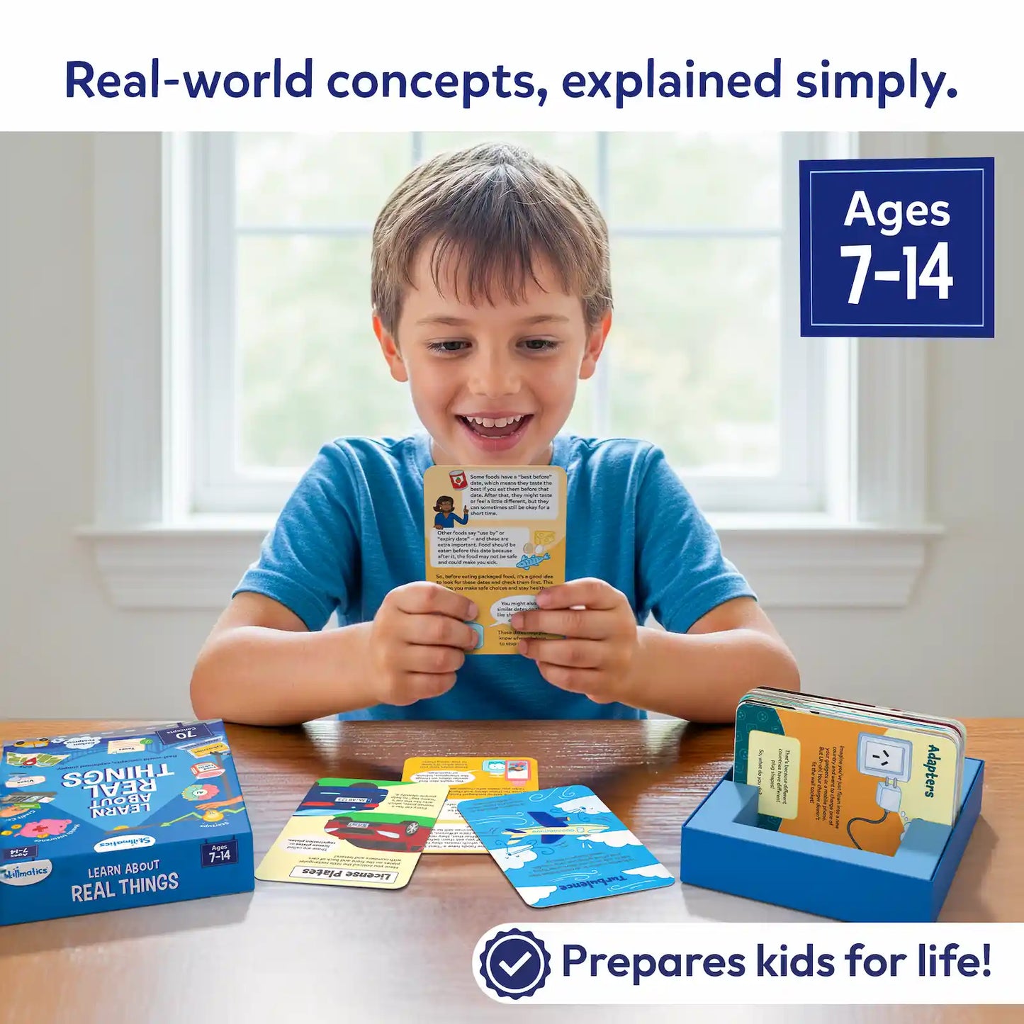 Learn About Real Things | 70 Real-World Learning Flashcards (ages 7-14)