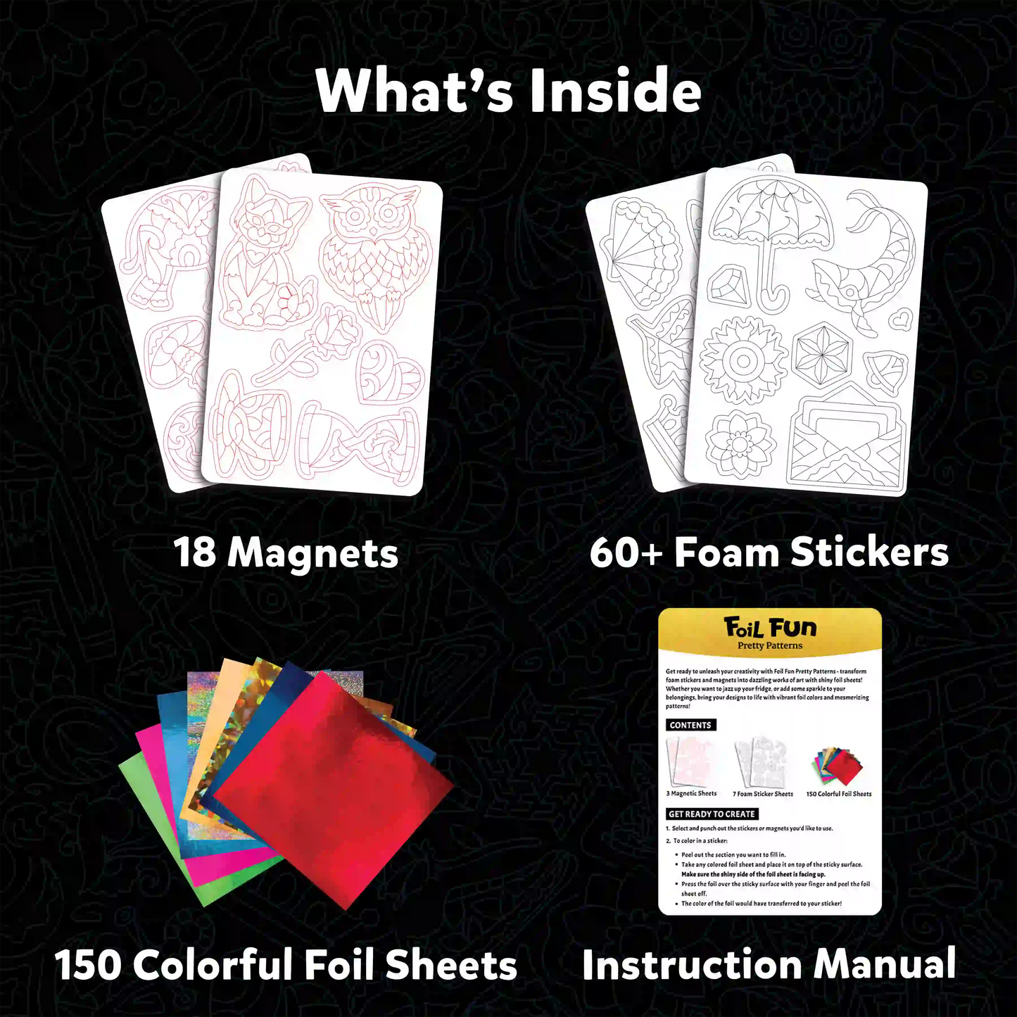 Foil Fun Pretty Patterns | No Mess Art Kit (Ages 7+)