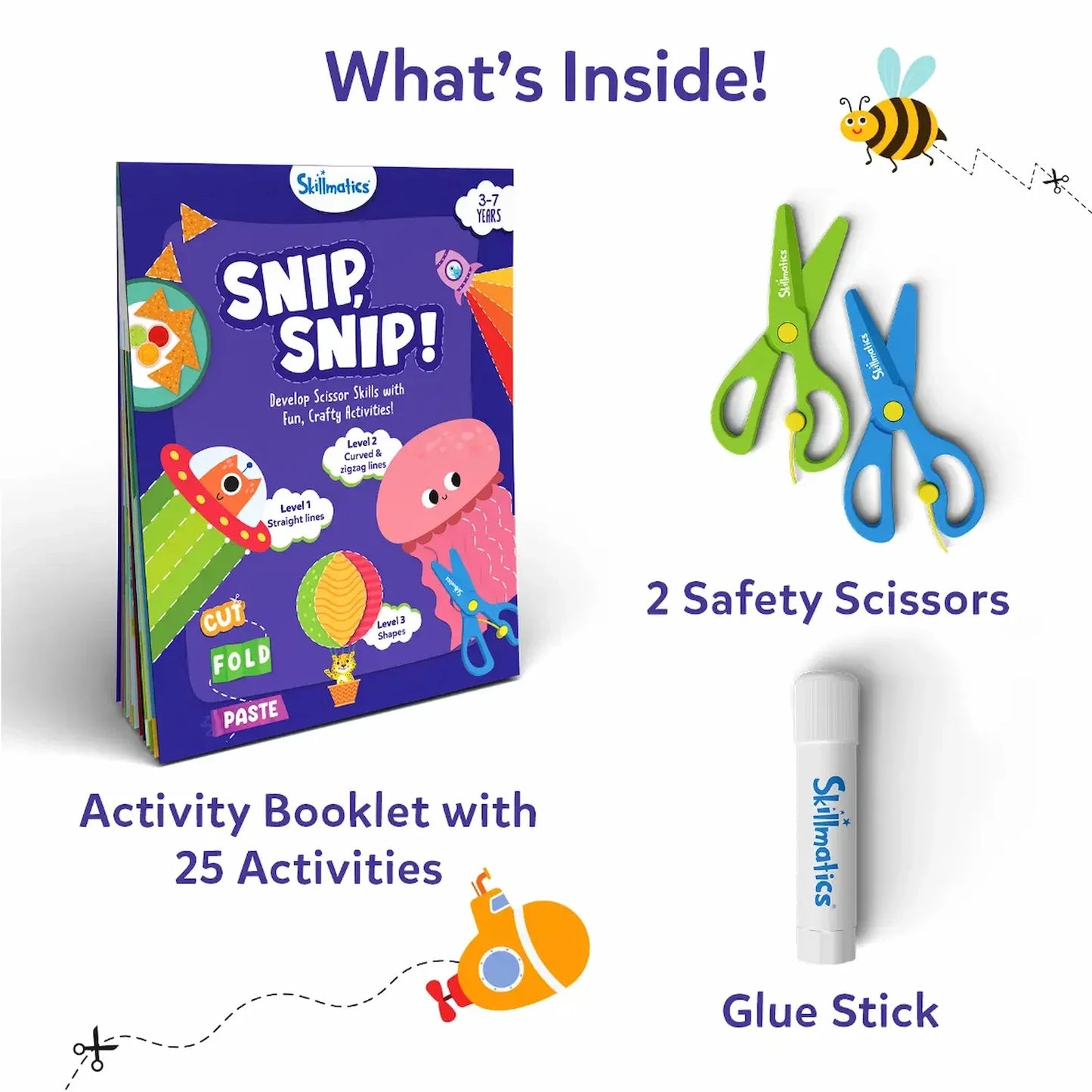 Stick, Snip & Create Bundle (ages 3-8)