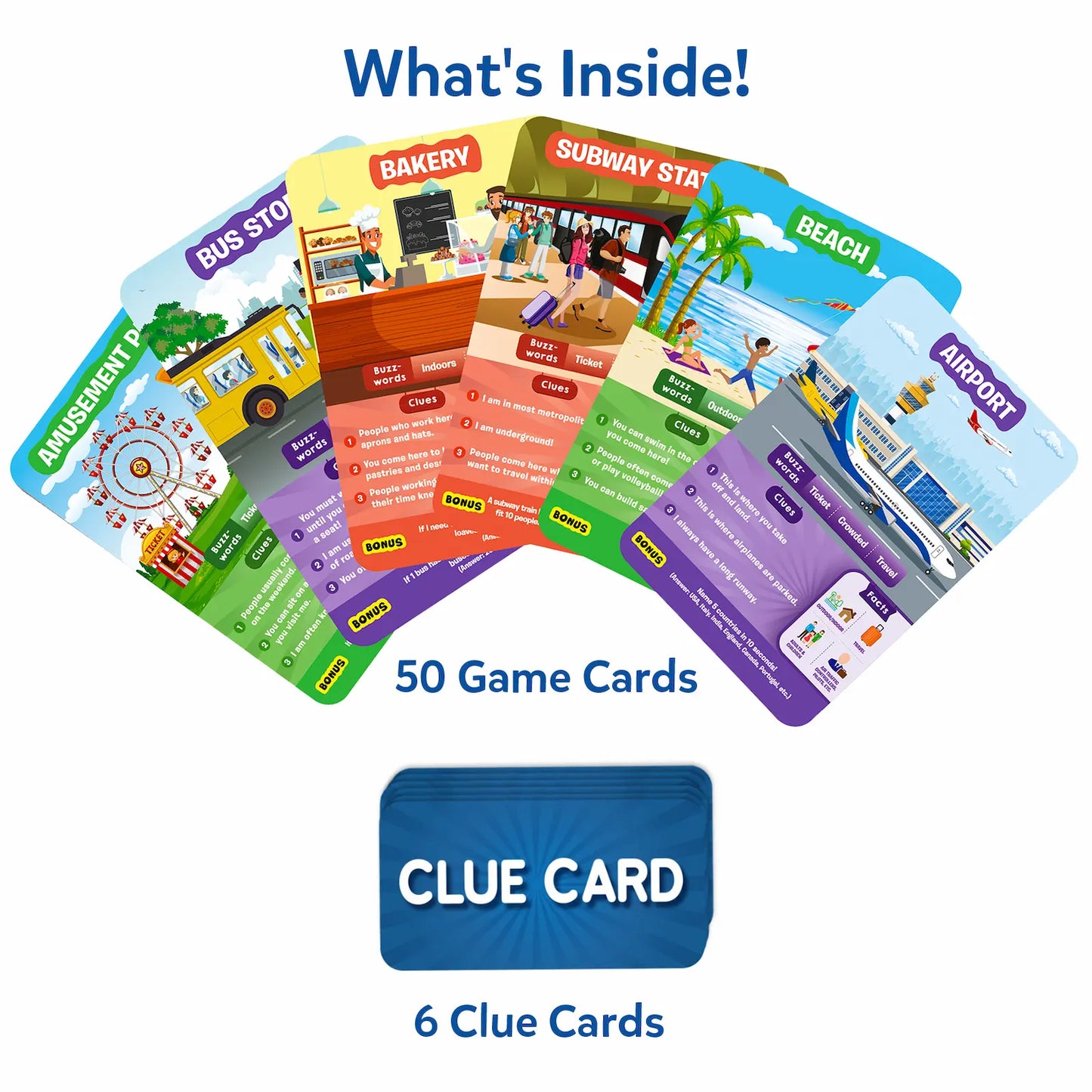 Guess in 10: All Around The Town | Trivia Card Game (ages 6+)