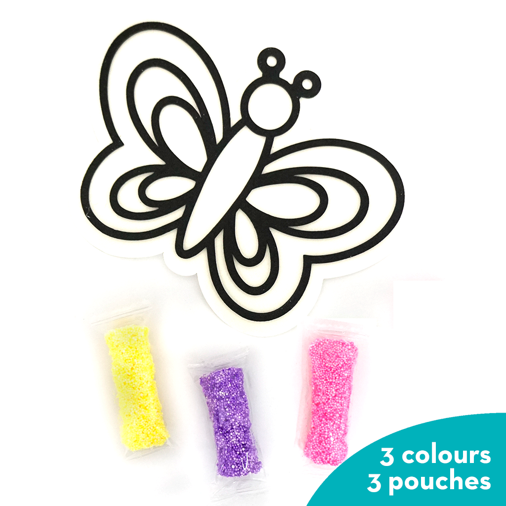 Clay Stickers - Butterfly