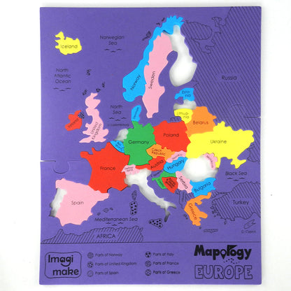 Mapology Combo - India, World and Europe