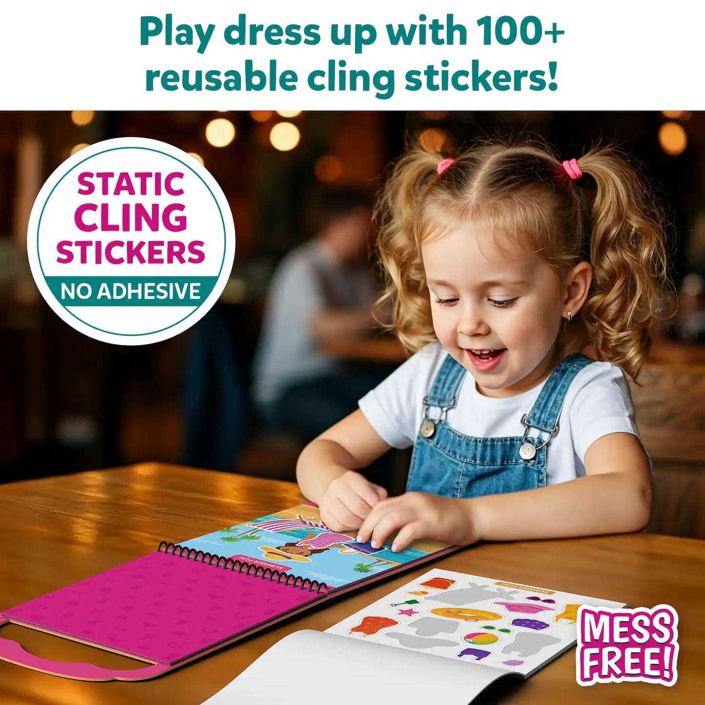 Peelies: Dress Up! | Reusable Sticker Activity Book (ages 3-7)