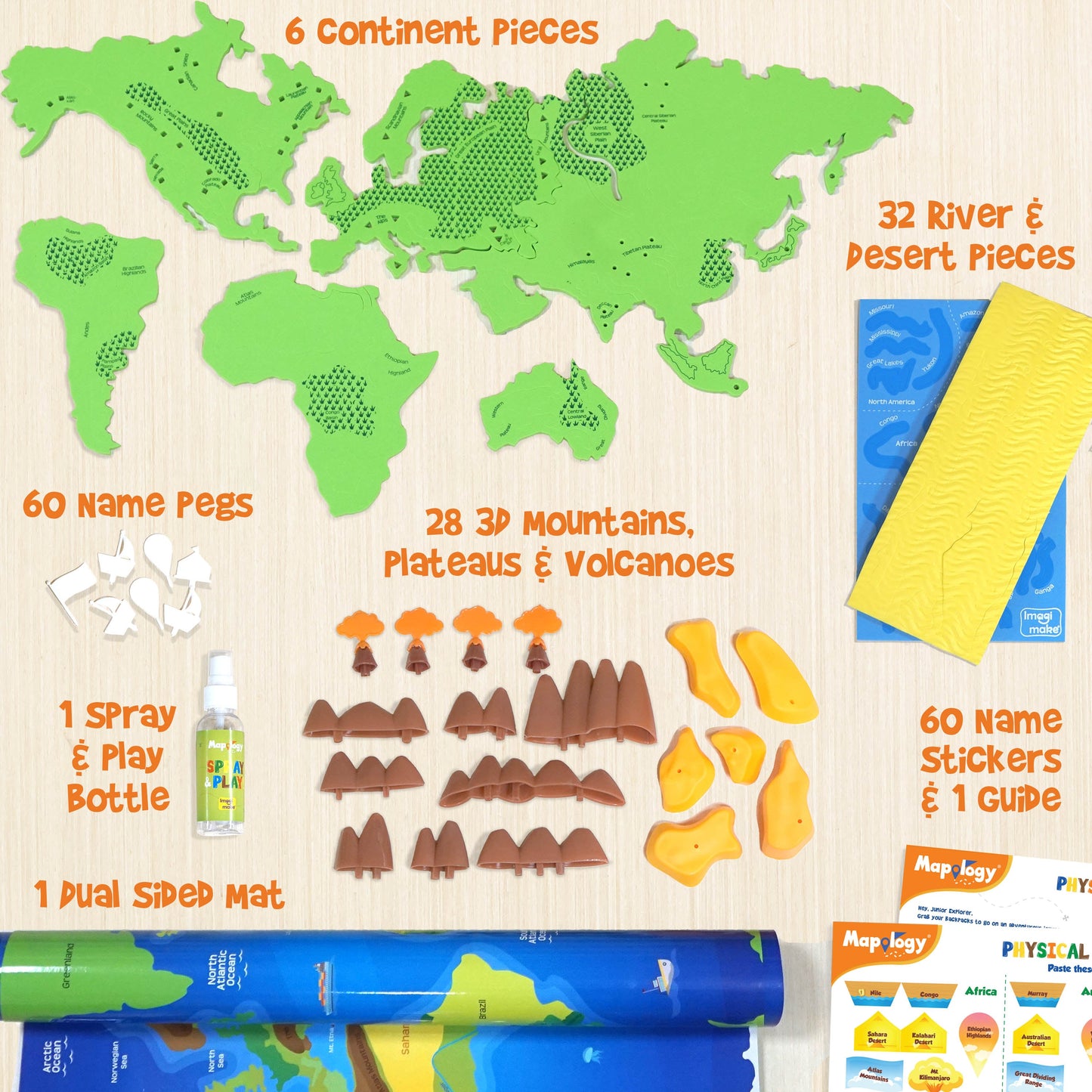 Mapology –  World Political & Physical Map Puzzle