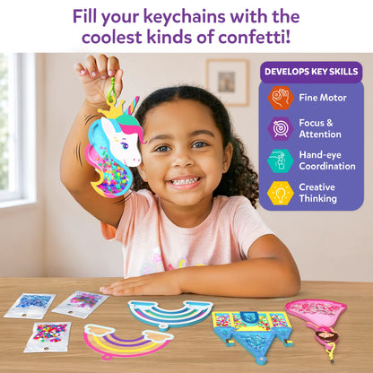 Shake-its: Unicorns & Princesses | DIY Craft Kit with Keychains (ages 4-9)