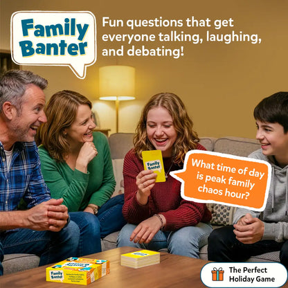 Family Banter | Fun and Hilarious Card Game (ages 6+)