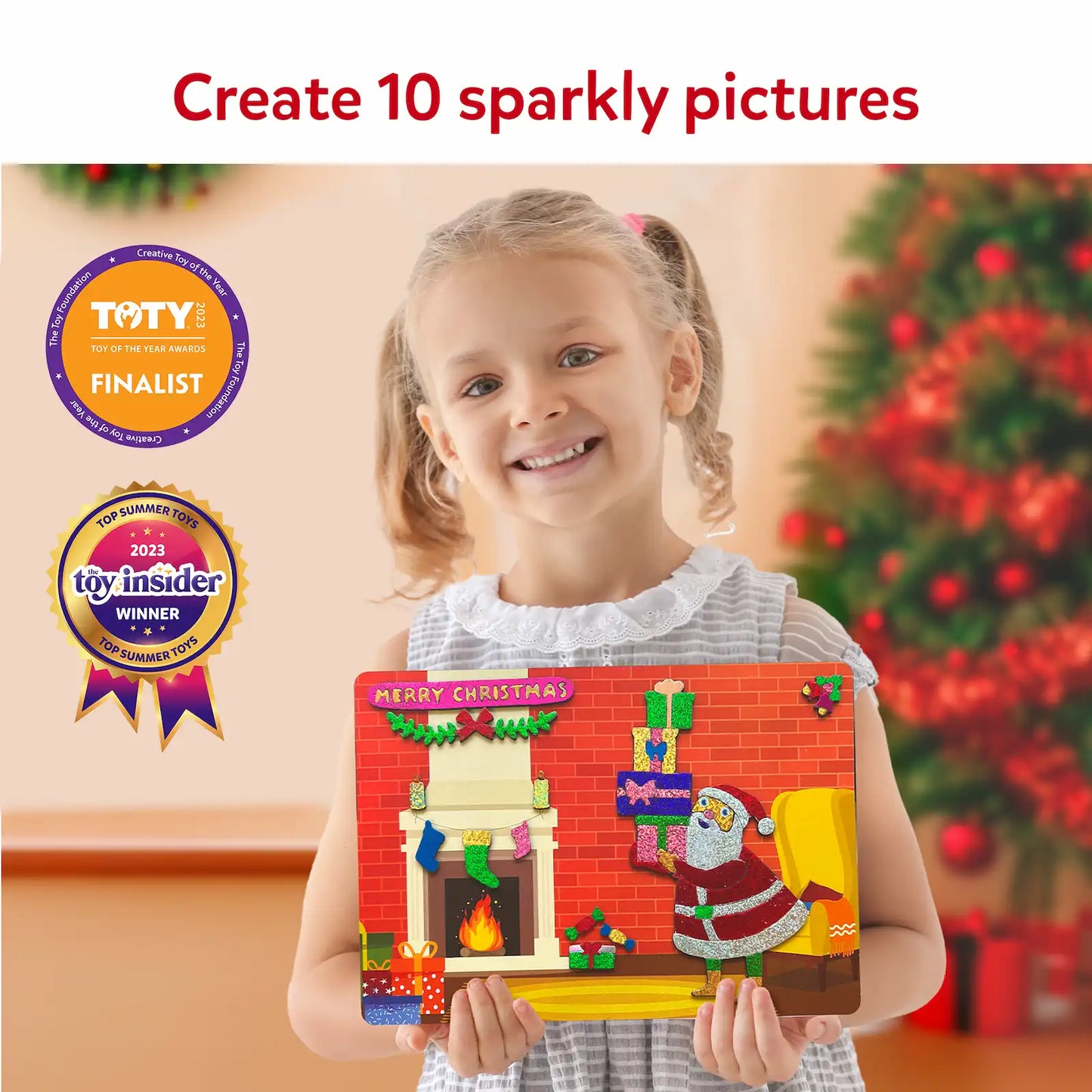 Foil Fun: Holiday Magic | No Mess Art Kit (ages 4-9)
