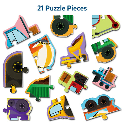 My First Puzzle Set: At The Construction Site (ages 3-6)