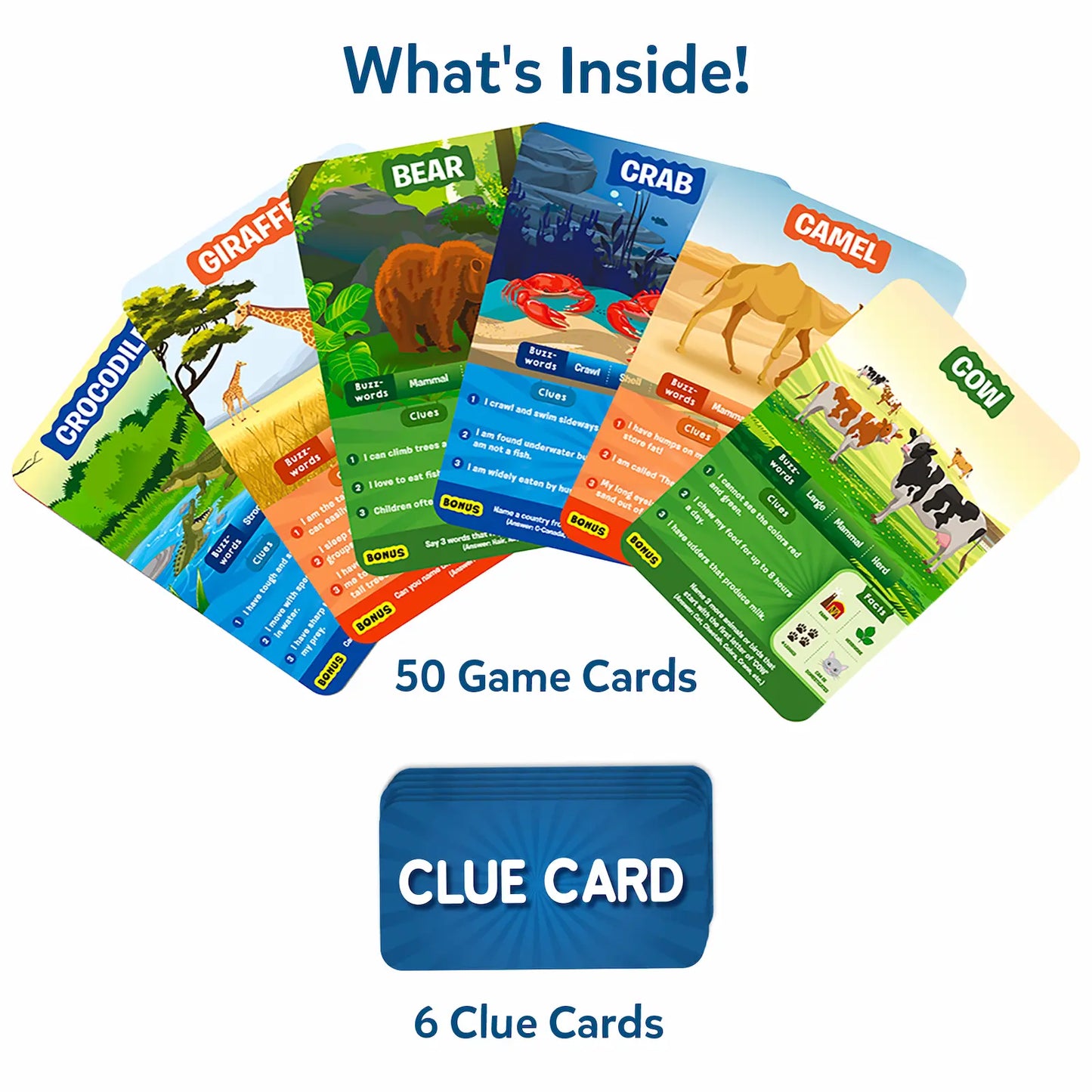 Guess in 10: Animal Kingdom | Trivia Card Game (ages 6+)