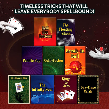 The Classic Magic Kit: Perform 50 Classic Magic Tricks & Illusions (ages 10+)