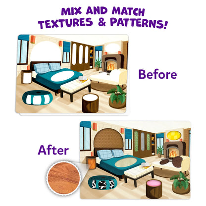 Fab Tabs: Design Your Dream Home | Tactile & Sensory Fabric Art (ages 4+)