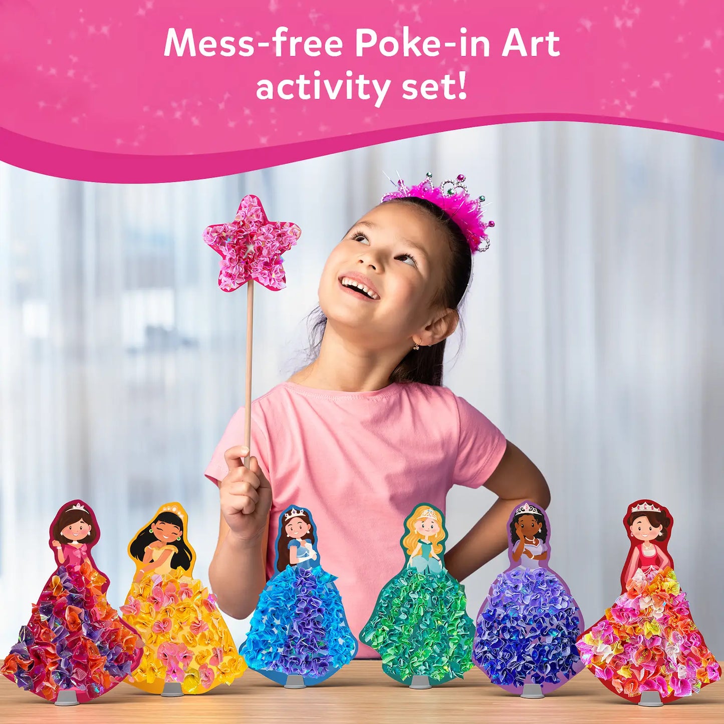 Poke-in Art: Magical Princesses | No Mess Art for Kids (ages 4-9)