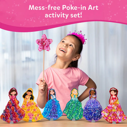 Poke-in Art: Magical Princesses | No Mess Art for Kids (ages 4-9)