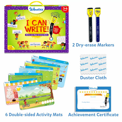 I Can Write | Reusable Activity Mats (ages 3-6)