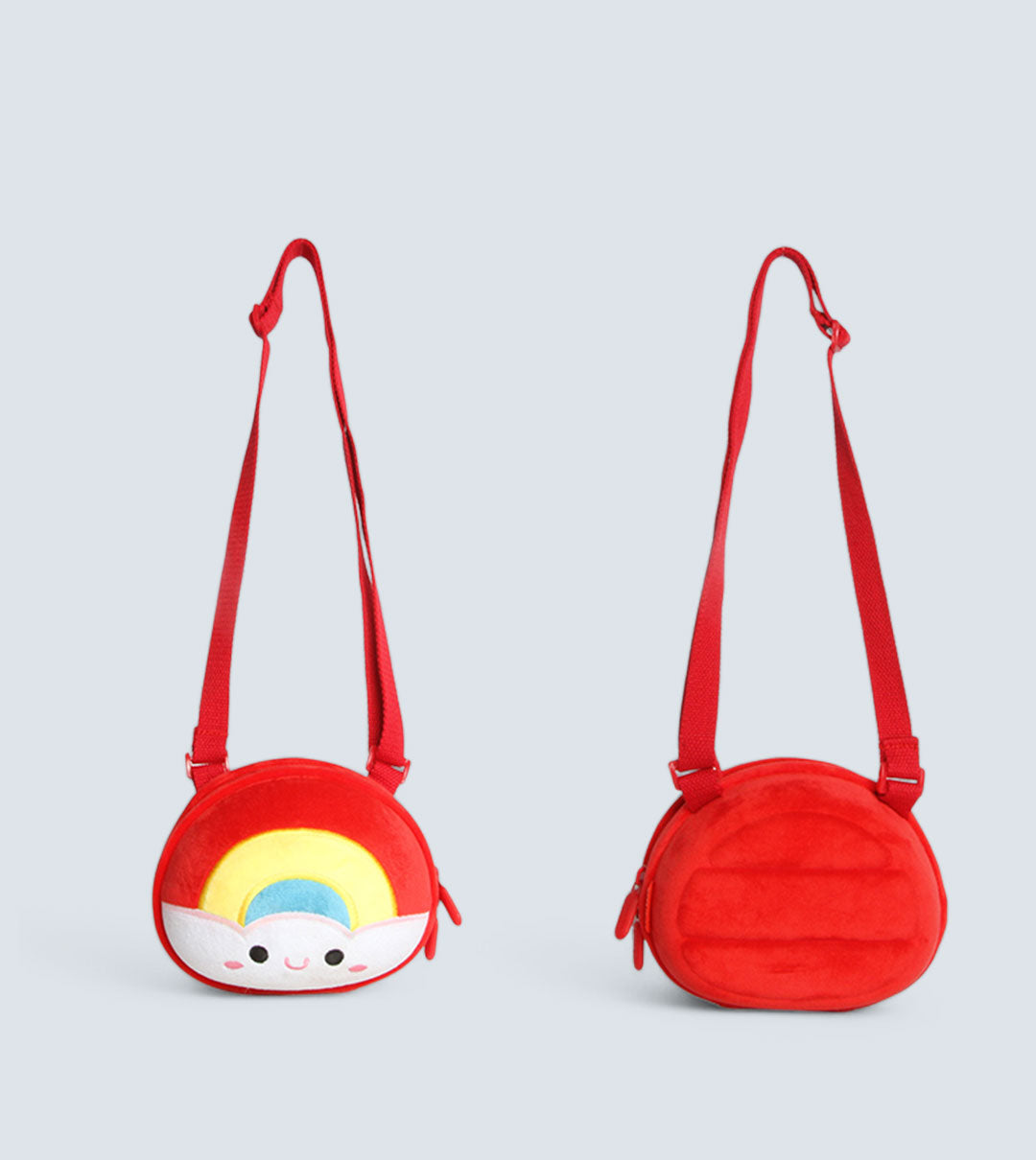 Rainbow Shoulder Bag for Kids – 3D Plush Design, Waterproof & Lightweight | Tykle