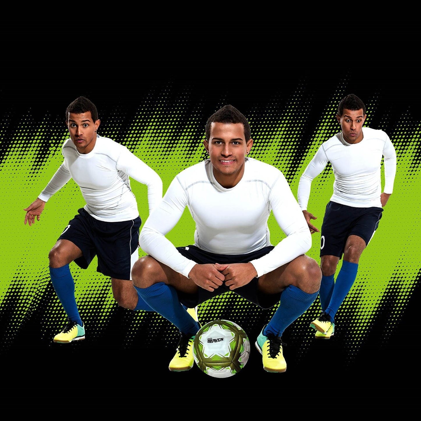 Skoodle Braven Embossed Thermo Bonded Football Size 5 (Tpu150)