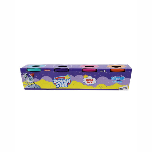 Skoodle Dough Star Mega 125 Gm - Pack Of Glitter