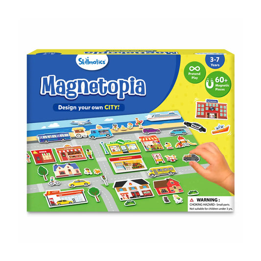Magnetopia - Design Your Own City | Interactive Pretend Play Set (ages 3-7)