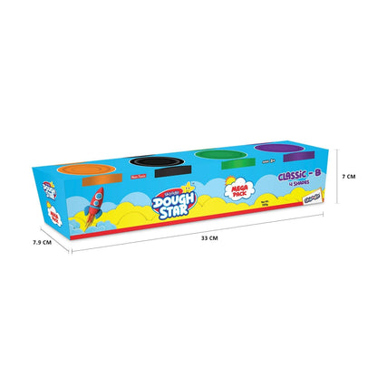 Skoodle Dough Star Mega 125 Gm - Pack Of 4B