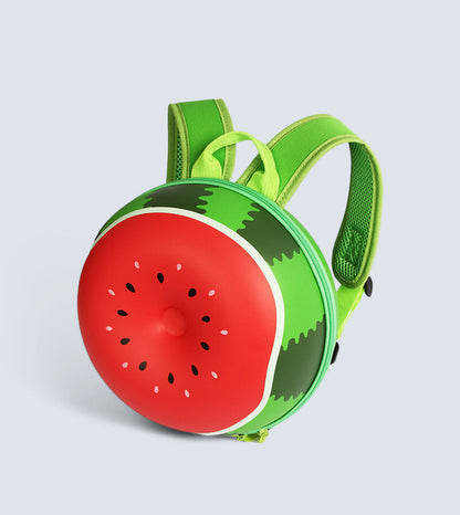 Fruit Backpack for Kids – 3D Watermelon Design, Waterproof Hard Shell | Tykle