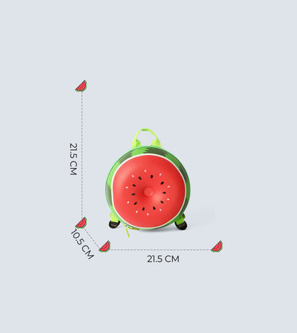 Fruit Backpack for Kids – 3D Watermelon Design, Waterproof Hard Shell | Tykle