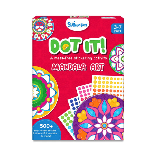 Dot it! - Mandala Art | No Mess Sticker Art (ages 3-7)
