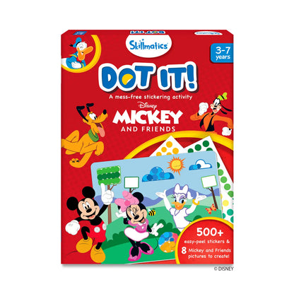 Dot it! - Mickey And Friends | No Mess Sticker Art (ages 3-7)