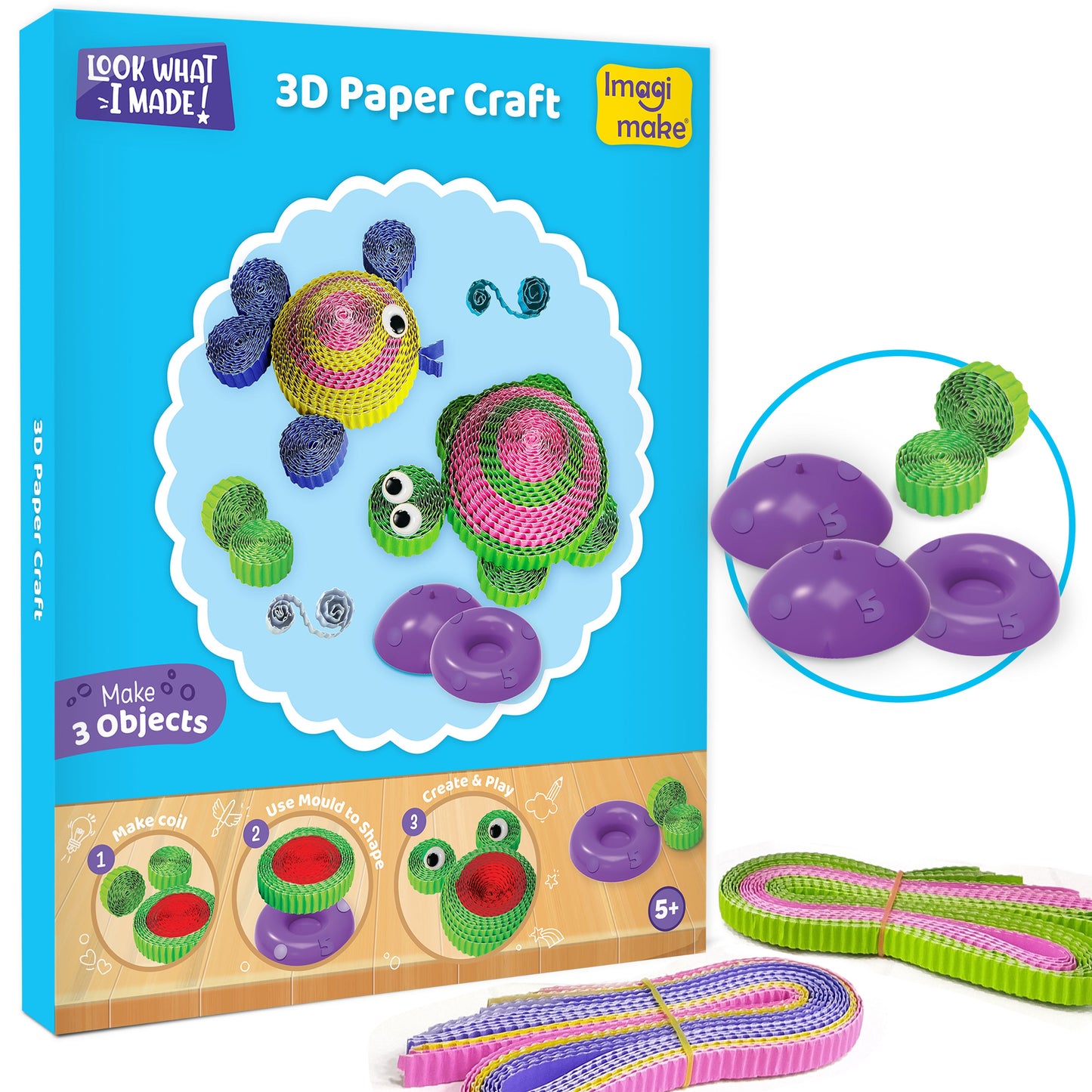 Imagimake Combo: Educational Puzzle & 5-in-1 Craft Kit