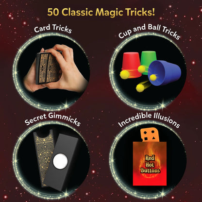 The Classic Magic Kit: Perform 50 Classic Magic Tricks & Illusions (ages 10+)