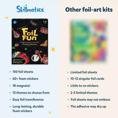 Foil Fun Pretty Patterns | No Mess Art Kit (Ages 7+)