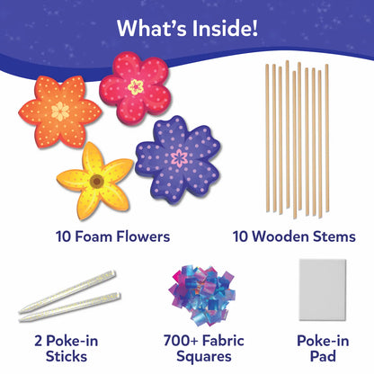 Poke-in Art: Flower Bouquet | No Mess Art for Kids (ages 4-9)