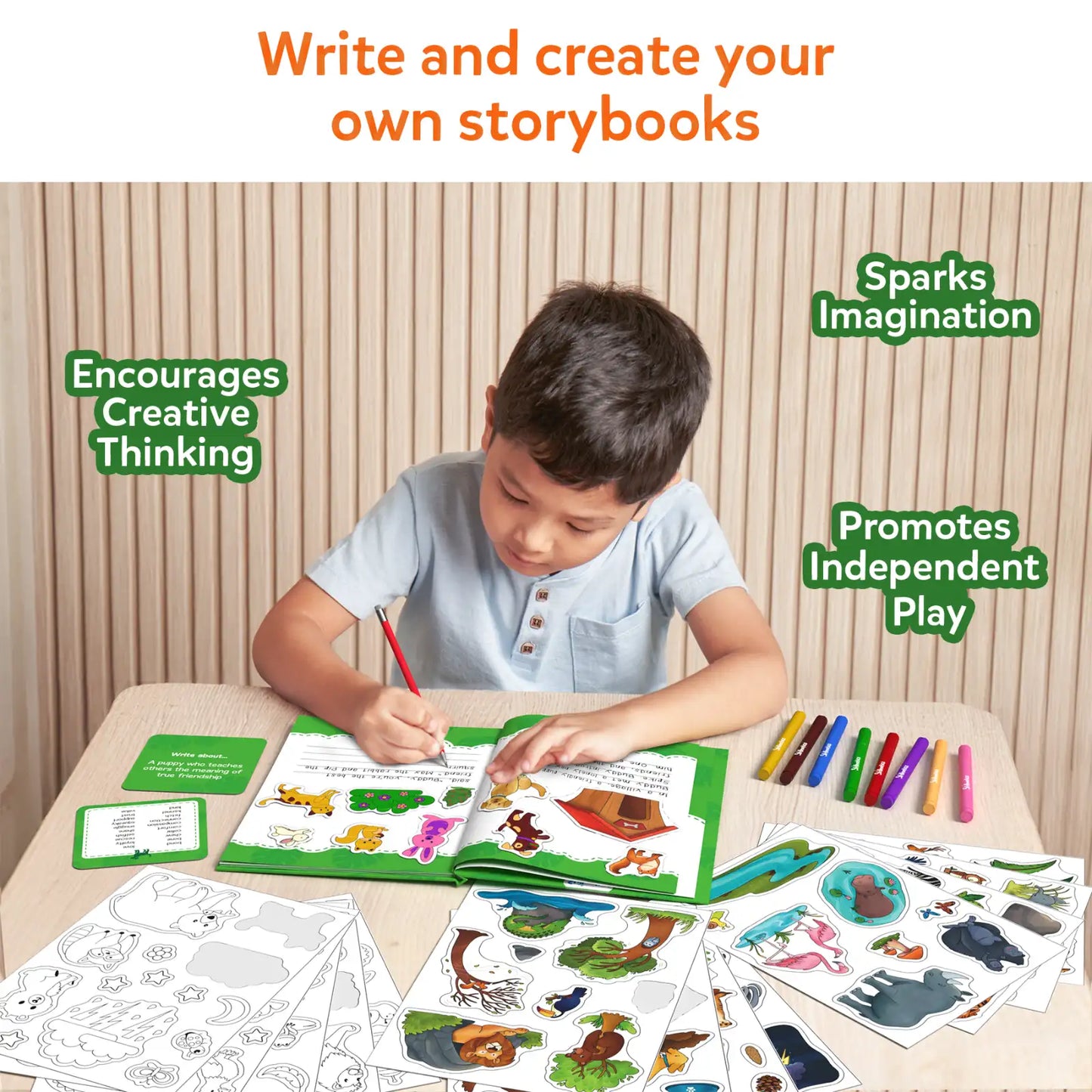 My Storybook Art Kit - Animal Adventures (ages 5-10)