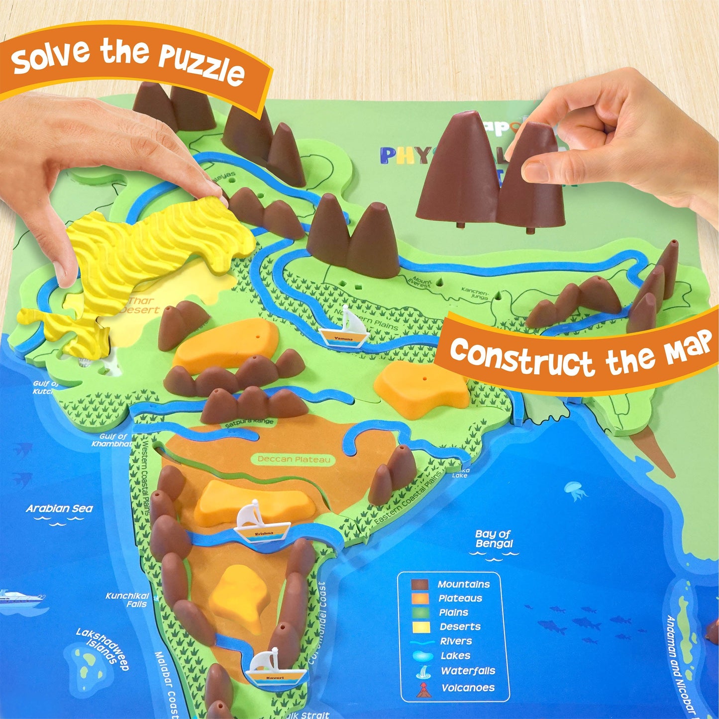 Mapology –  India Political & Physical Map Puzzle