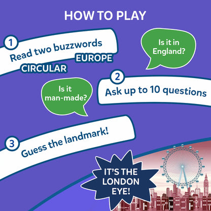 Guess in 10: Legendary Landmarks | Trivia Card Game (ages 8+)