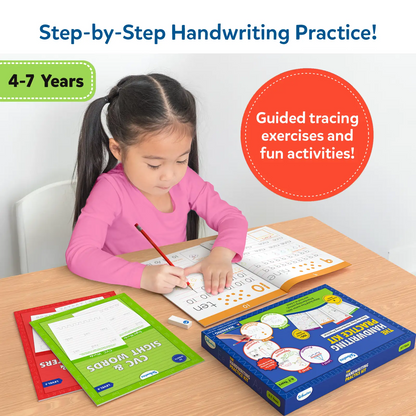 The Handwriting Practice Kit | 4 Stage-Based Writing Workbooks (ages 4-7)