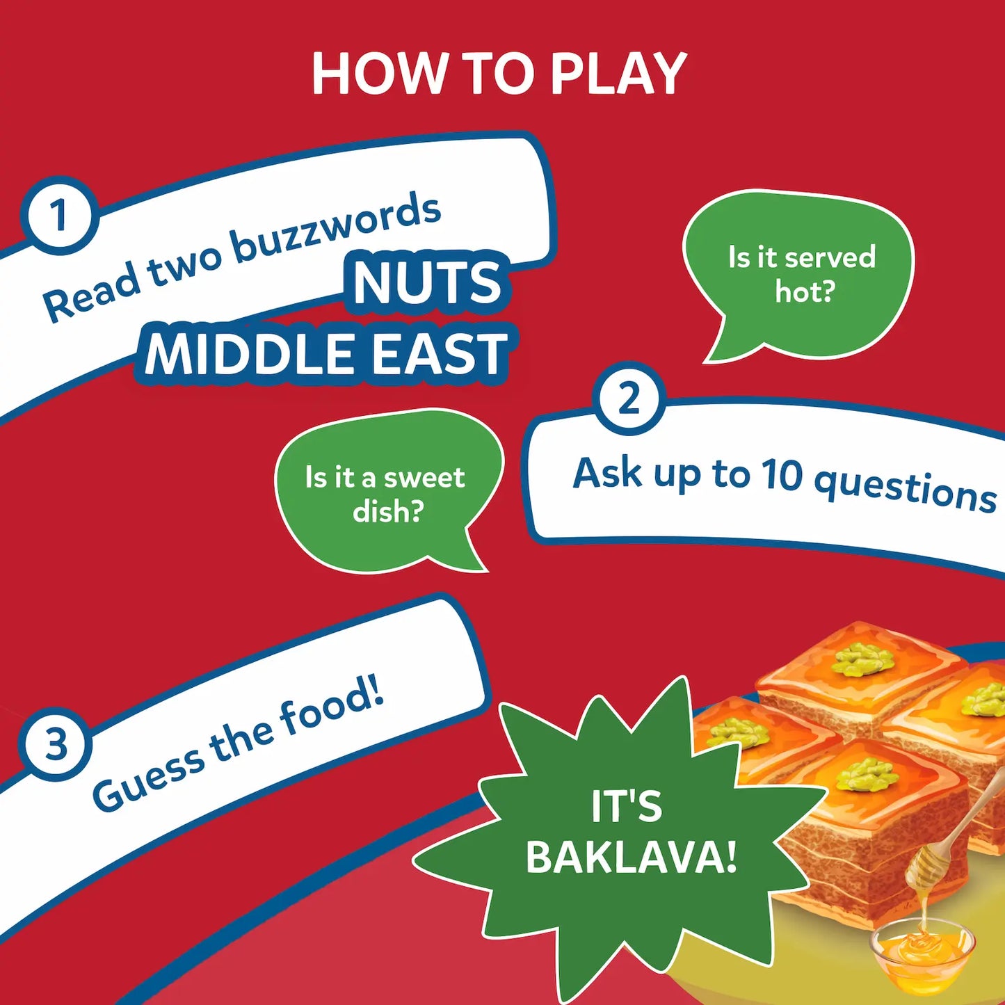 Guess in 10: Foods Around The World | Trivia Card Game (ages 8+)